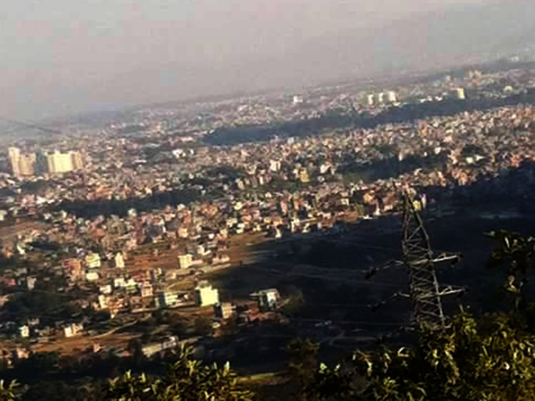 View from Kathmandu View Point Trek to Nepal